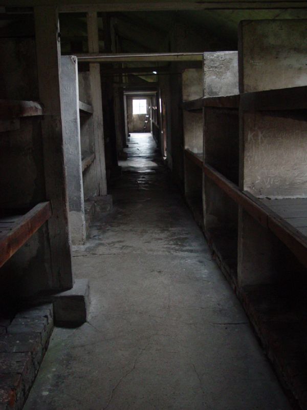 Birkenau interior of Barrack